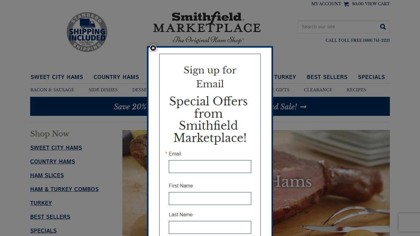 Country Hams - Best Country Hams | Smithfield Marketplace