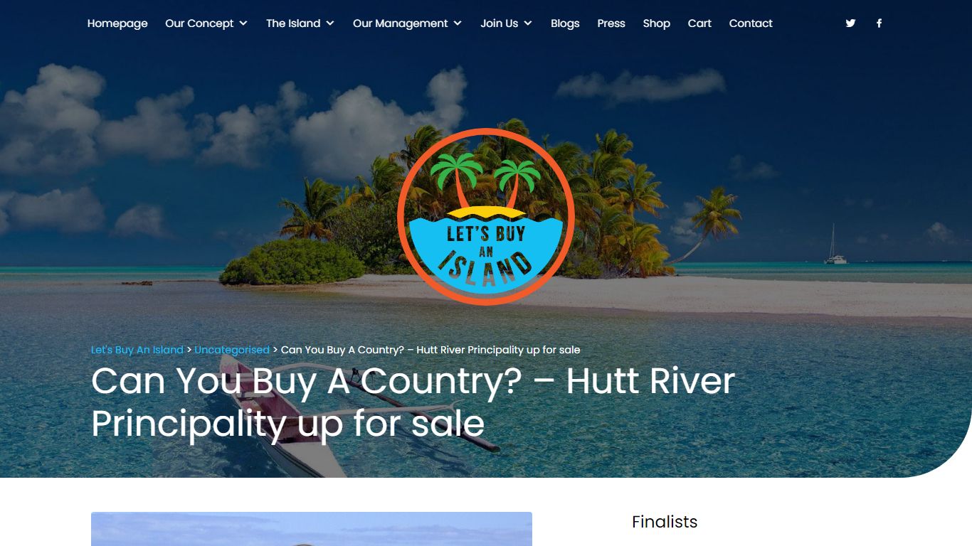 Can You Buy A Country? – Hutt River Principality up for sale
